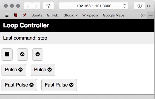 Loop controller interface