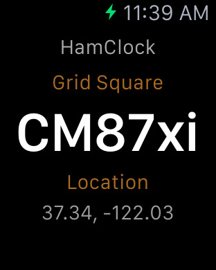 HamClock for Apple Watch